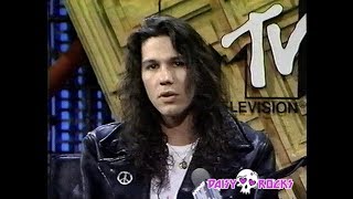 Mark Slaughter & Blas Elias • Rockline on MTV • 1992