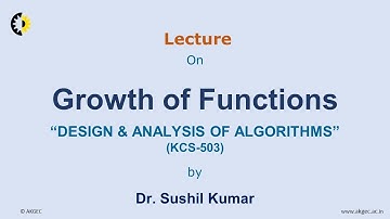 DESIGN & ANALYSIS OF ALGORITHMS LECTURE 03 
