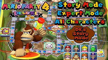 Mario Party 4 Deluxe - Story Mode - All Characters Playthrough - Part 1 Happy Birthday DK