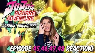 ZA WARUDO!!! JoJo's Bizarre Adventure: STARDUST CRUSADERS Episode 45, 46, 47, 48 REACTION!