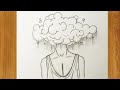 رسم سهل تعليم رسم وجه تعبيري سهل بالرصاص للمبتدئين 