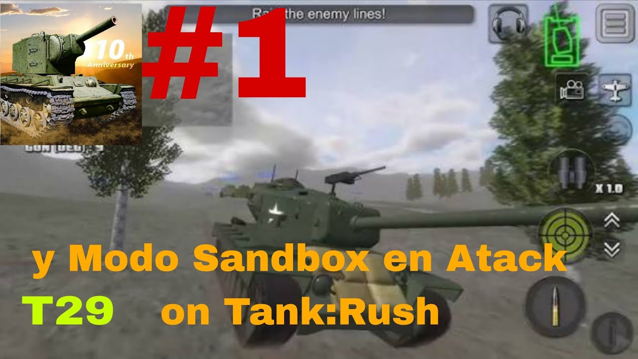 T29 Y Modo Sandbox en Atack on Tank:Rush|episodio1| Pastel1945