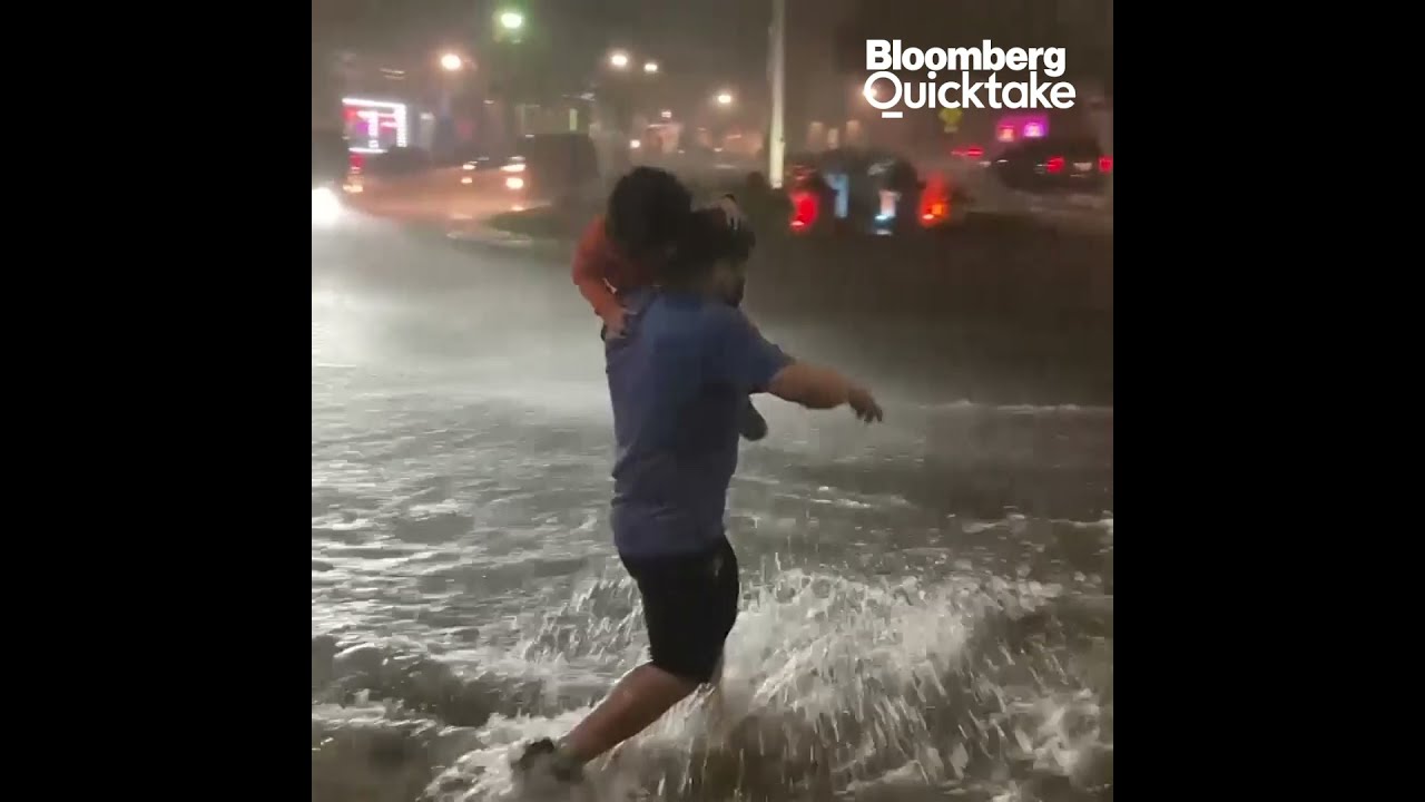 Floodwater Hits Subway As New York Area Swamped By Massive Rains