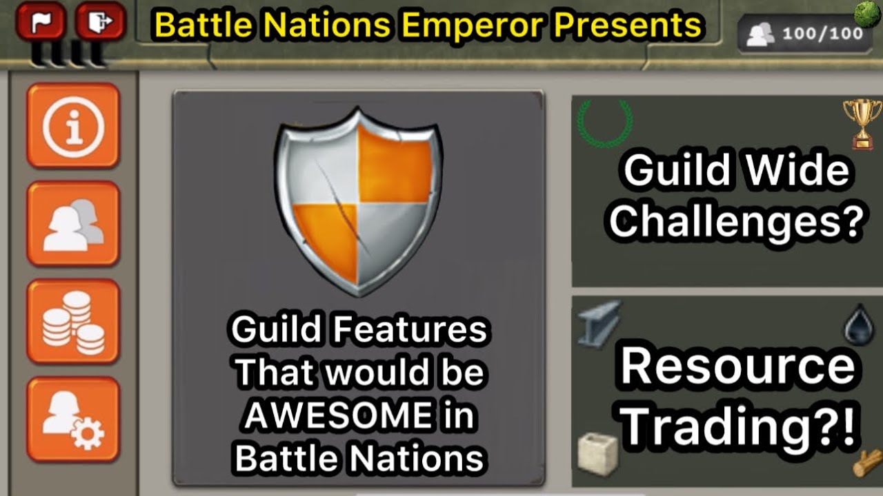 Top 5 Guild Features Wishlist in Battle Nations