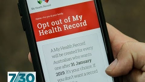 How safe is your data in the new My Health Record? | 7.30