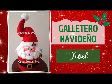 Galletero Navideño Noel MOLDE GRATIS