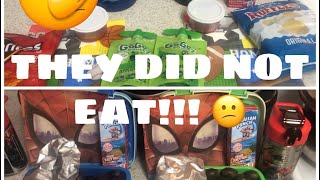 What I pack my kids for lunch at school | What they ate