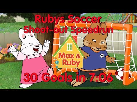 Max & Ruby: Ruby's Soccer Shoot-out Speedrun(WR,7:06,30 Goals)