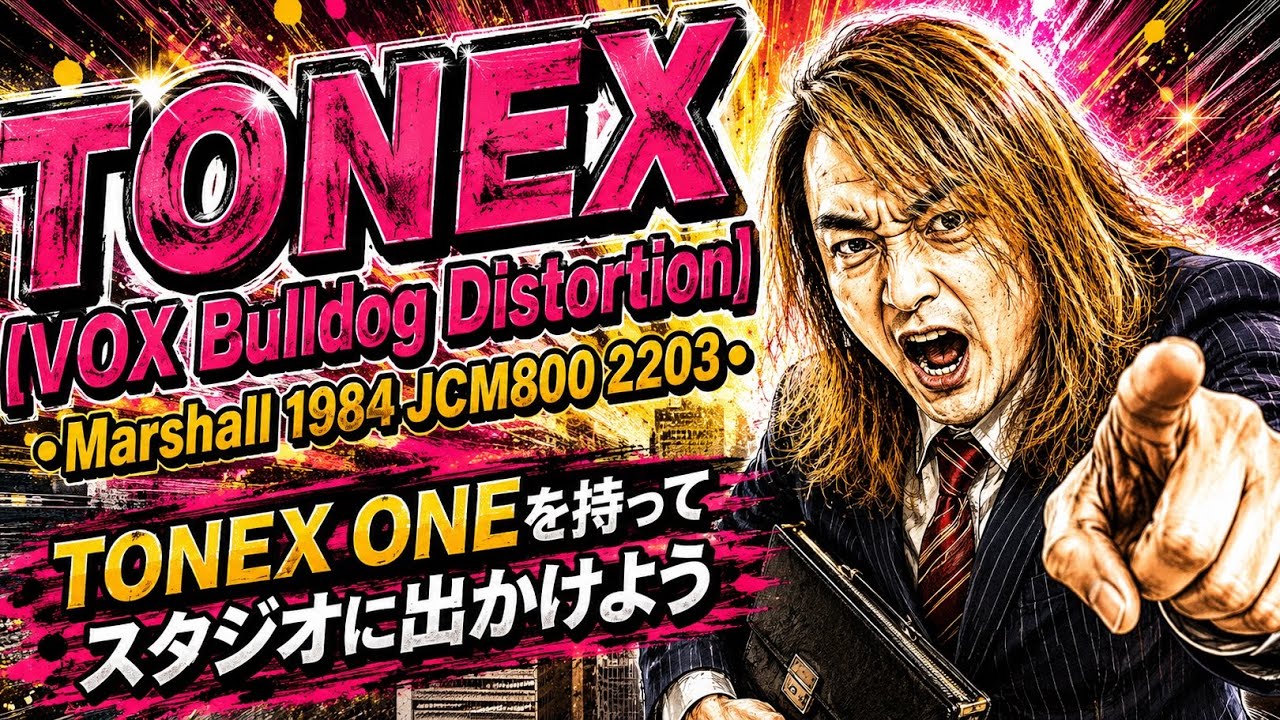 TONEX（VOX Bulldog Distortion）・Marshall 1984 JCM800 2203