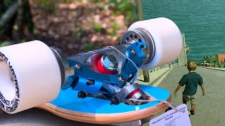 VIBERIDE BRAKE BOARD REVIEW (longboard with brakes) by Longboarding Explained 4,224 views 5 months ago 8 minutes, 16 seconds