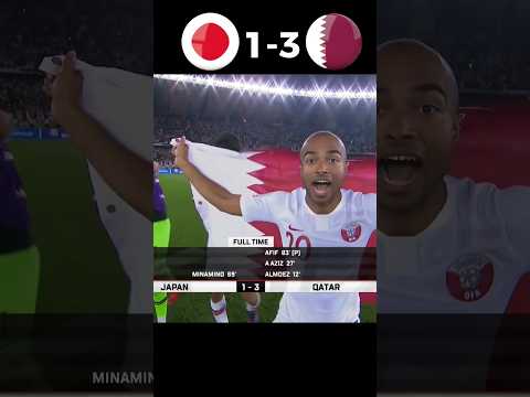 Final AFC Asian Cup 2019 Jepang vs Qatar 1-3 #football #afc #shortsfeed