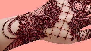 Eid Special Mehndi Design Easy, Stylish & Beautiful Back Hand Henna