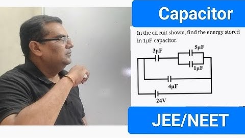 In the circuit shown above, the energy stored in 1μF capacitor is :