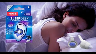 Alpine SleepDeep - comfortable sleeping earplugs for a quiet