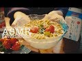 [ASMR/힐링]달달한 연유 딸기와 일본녹차 시리얼 이팅사운드/Crunchy Cereal&Strawberrie Eating sound/練乳イチゴとシリアル/咀嚼音