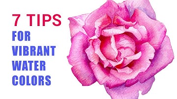 Vibrant Watercolors 🎨 Tips & Techniques