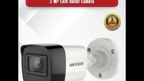 HIKVISION Ds-2CE16D3T - ITPF / ITF || Solution for flickering output in night vision ||