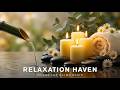 Peaceful Candle Spa🕯️Soothing Piano Melody &amp; Bamboo Water Fountain for Stress and Anxiety Relief 🍃