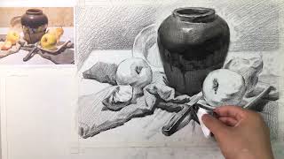 видео: Как нарисовать натюрморт карандашом картинка: Как нарисовать натюрморт карандашом