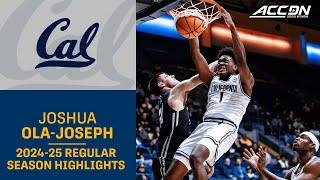 Joshua Ola-Joseph 2024-25 Regular Season Highlights | Cal Guard