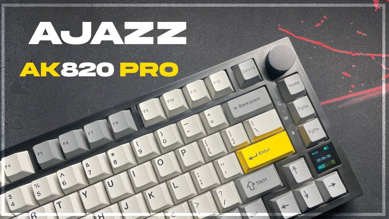 AJAZZ AK820 Pro (Gift Switches) Unboxing & Sound Test: Relaxing Keyboard Tingles