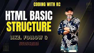 (Part 7) - HTML Basics: Understanding HTML Structure (DOCTYPE, Head, Body Explained)
