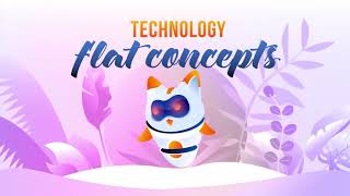 after effect template free download - Technology - Flat Concept