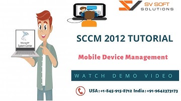 MS SCCM Tutorial | Mobile Device Management