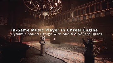 Unreal Engine 5.5 Audio -  In-Game Interactive Music, Power of  Source Bus #gameaudio #metasounds