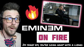 Eminem - On Fire (UK Reaction) | IM SORRY EM, YOURE DOING WHAT WITH A LIZARD?