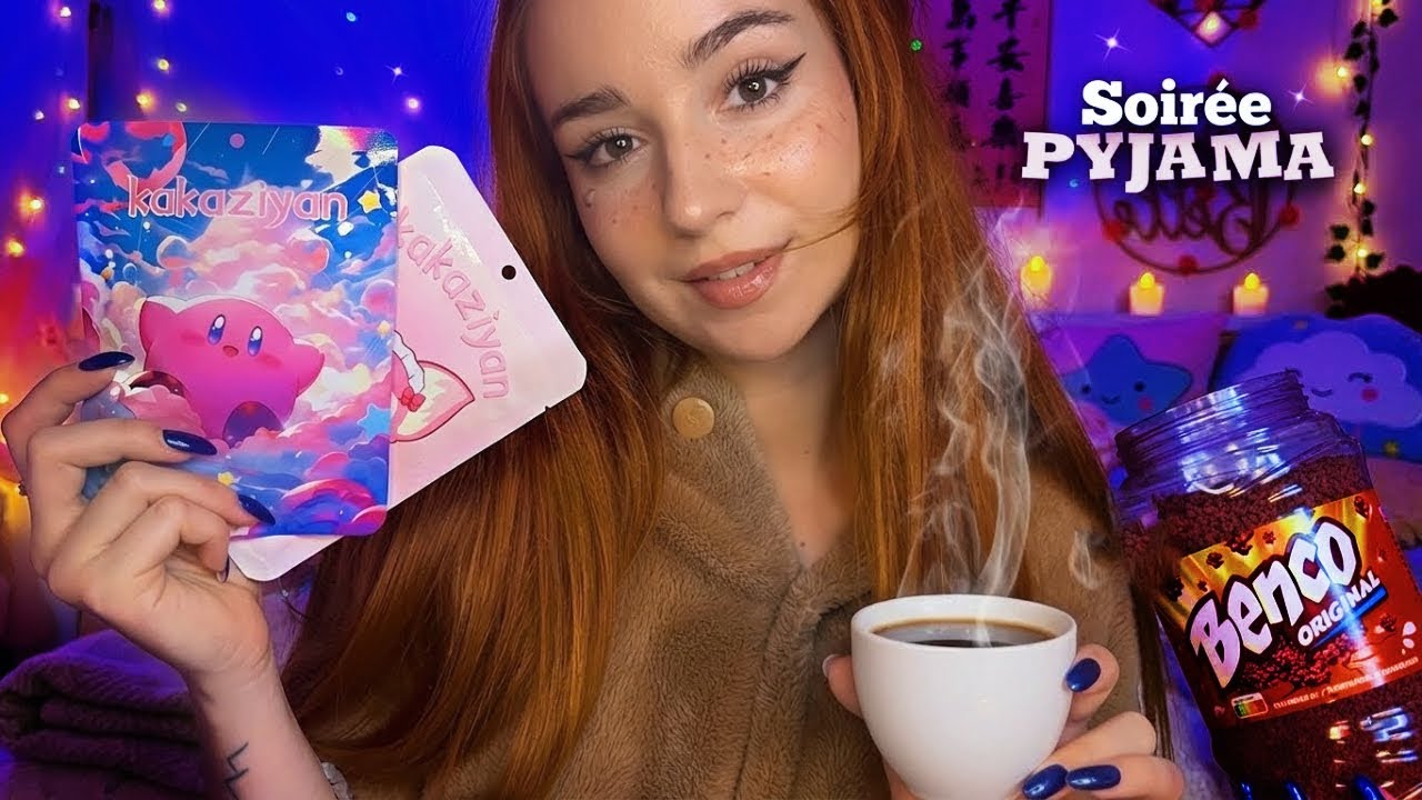 ASMR : Soirée pyjama, je te prépare pour aller dormir ✨🧸