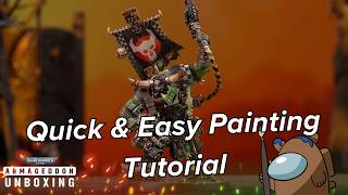 Armageddon Warboss - A Warhammer Quick & EASY Painting Tutorial