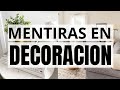 18 MENTIRAS DE DECORACIÓN QUE TE HAN DICHO! 😲 (Solo Han Sido Mitos)