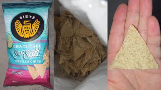 Costco Sale Item Review Siete Grain Free Tortilla Chips Sea Salt Taste Test Review