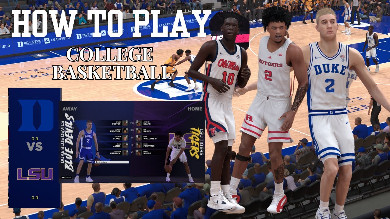 HOW TO PLAY COLLEGE BASKETBALL IN NBA2K25 - YouTube