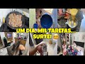 A REALIDADE DA FAXINA QUE NINGUÉM MOSTRA (CASA COM 5 PESSOAS) 😳