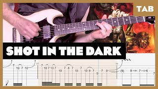 Video thumbnail of "Ozzy Osbourne - Shot in the Dark - Guitar Tab | Lesson | Cover | Tutorial"