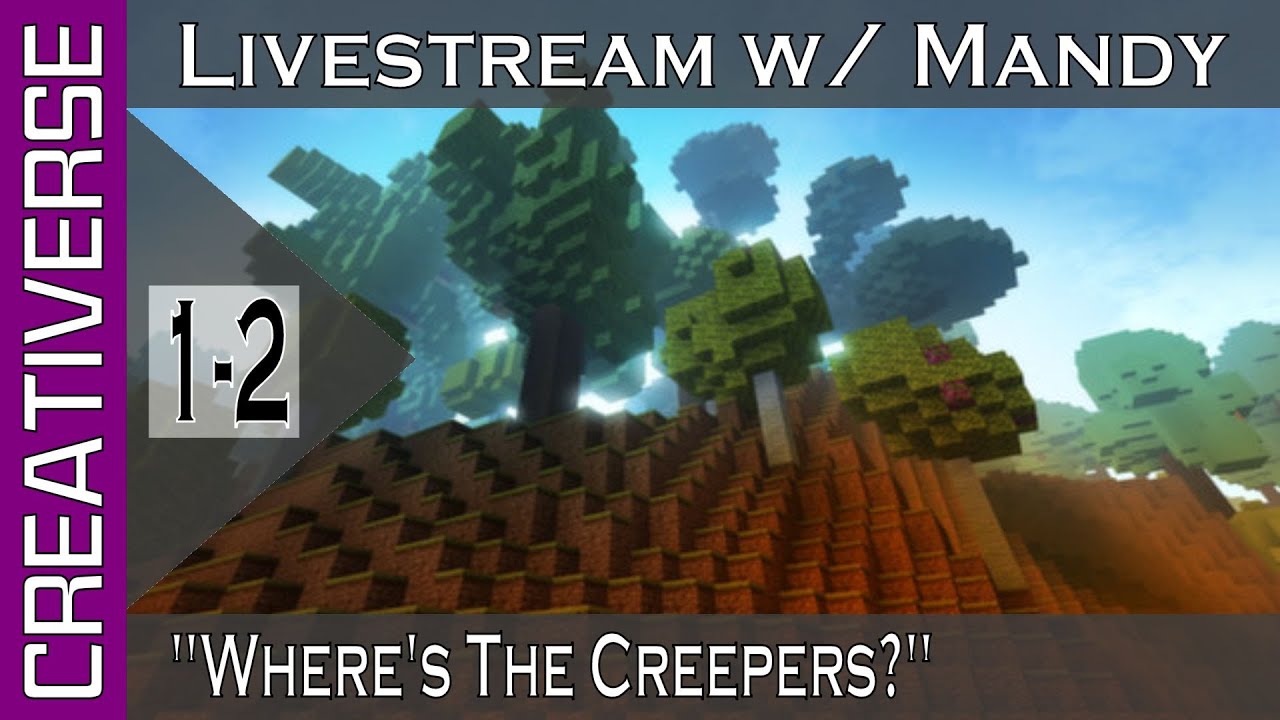 Creativerse Livestream w/ Mandy || Minecraft meets Windborne (720p45 YT-13) - 1 / 2