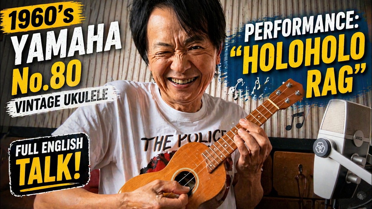 1960's Yamaha No.80 Vintage Ukulele Performance: 