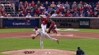 PHI@WSH: Cabrera singles for his first hit with club
