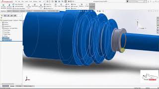SolidWorks  class pt 6 - Revolved boss, revolved cut, appearance