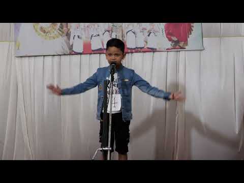 Story Telling English Competition Winning Item On Stage | The Crocodile And The Monkey | Nursery |