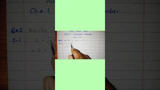 10Th Math New Book 2026 Ex 1.1 Q 2-i #class10math #10thmathchapter1 #newbook2026 #complexnumber