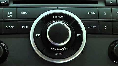 2012 CX-9 — Audio Control Type A | Mazda USA