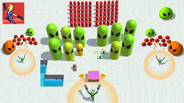 BULLET RUSH NEW UPDATE NEW GUNS ALL LEVELS 251 - 260 GAMEPLAY WALKTHROUGH PART 12