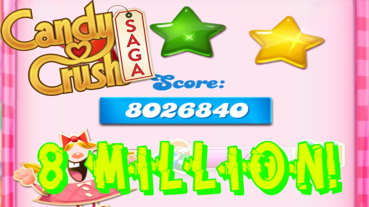 8 MILLION POINTS GLITCH! Candy Crush Saga Glitch!!! YouTube