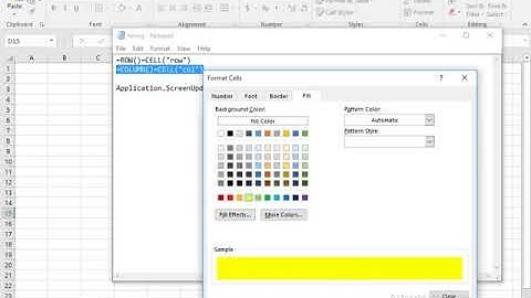 Excel VBA clrl+z undo(Highlight selected row or column )