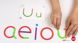 GeoStix Letter Construction Set - Edx Education, Alphabet, Creativity, Fine Motor Skills