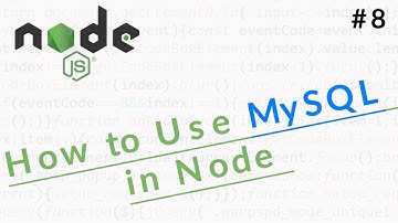 Node js Tutorial #8 || How to Use MySQL in Node || Ujjwal Technical Tips