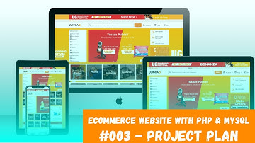 PHP E-COMMERCE WEBSITE WITH MYSQL and Bootstrap: Website Planning and Building Phases #003